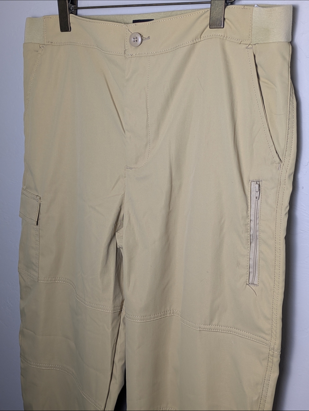 Lee Wmns 14 Khaki Outdoor Utility Pants Hiking Camping Lightweight Casual Earthy